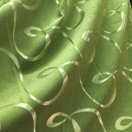 Блэкаут рогожка "Петля" зеленая оптом. Ш-280 см.