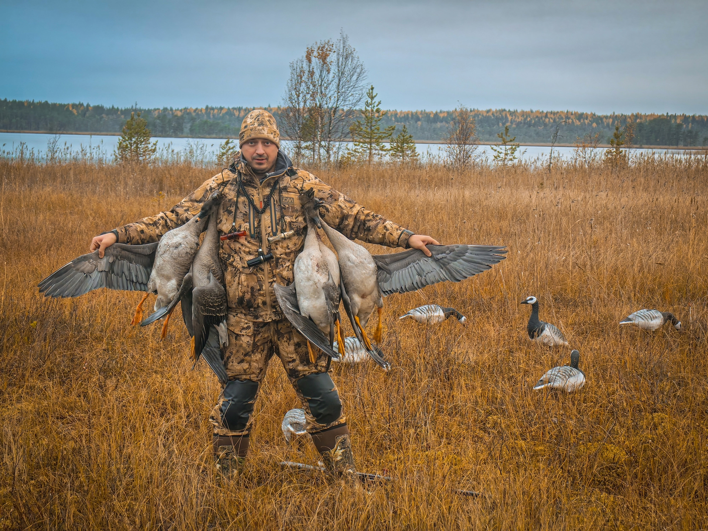 Карельские приключения: Охота на гуся с Шариковым "Часть 2"