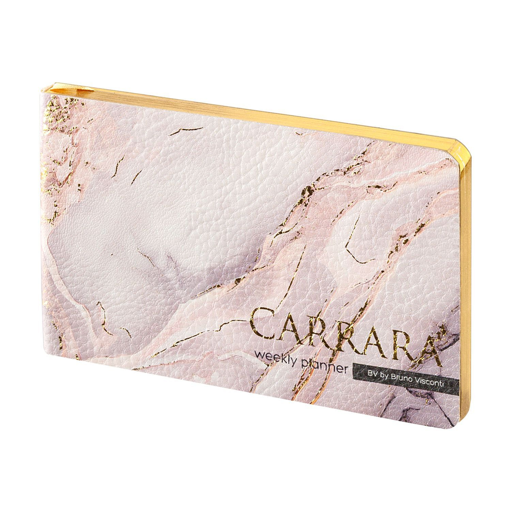 Еженедельник недат. А6 80л., мягк.обл., кож.зам. "Carrara"