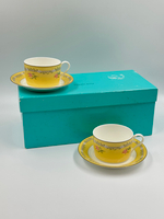 Набор из 2х чайных пар Tiffany & Co, Pink Tulip