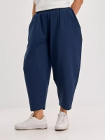 Штаны бананы оверсайз широкие индиго