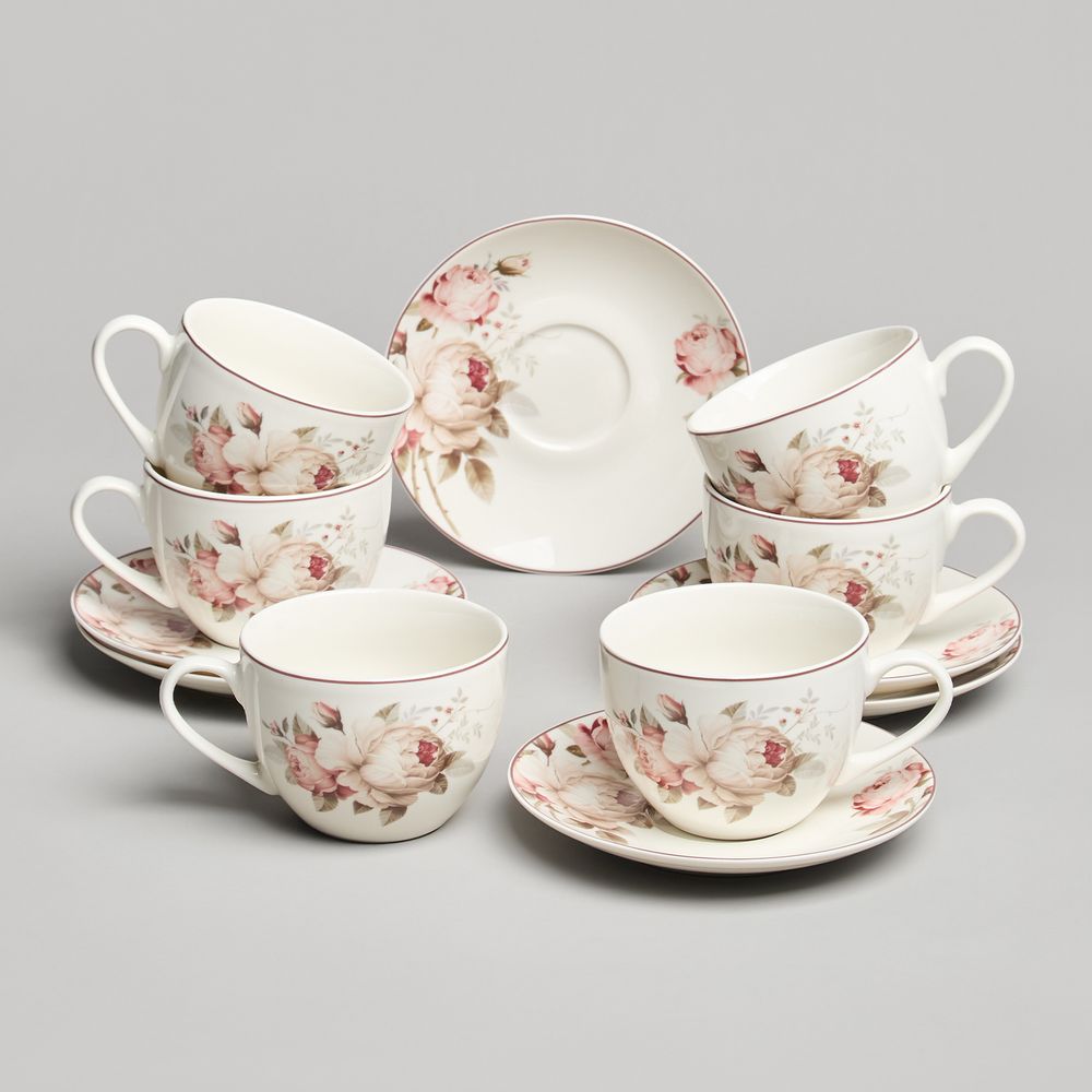 ЧАЙНЫЙ НАБОР МЭРИБЕЛЬ НА 6 ПЕР. 12 ПР. 300 МЛ