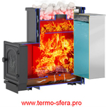 Печь ВЕЗУВИЙ Русичъ «АКВА» 16 (ДТ-4) с баком 32л