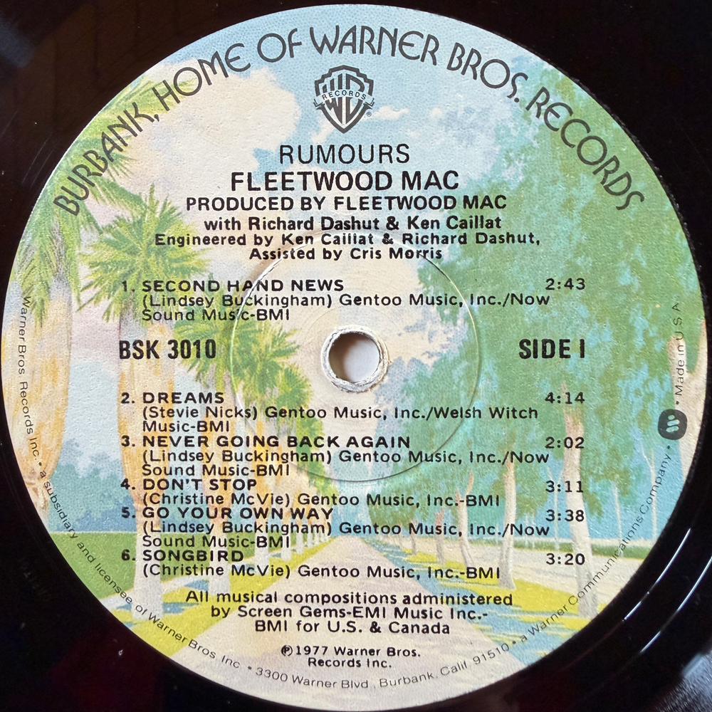 Fleetwood Mac ‎– Rumours (США 1977г.)