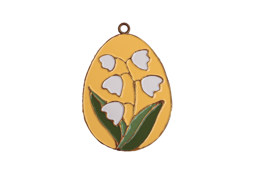 Пасхальное Яйцо с Ландышем маленькое