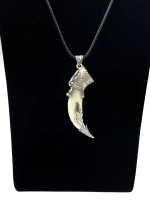 Кулон оберег амулет Настоящий Волчий Клык Зуб Волка талисман