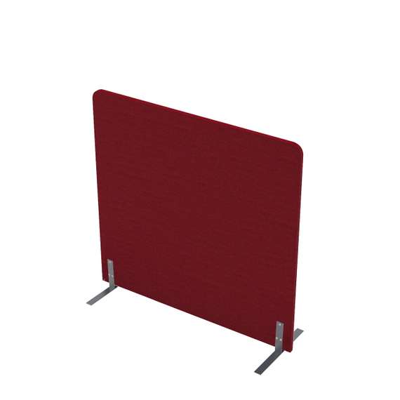 011.МПО.1212 Акустическая мобильная перегородка на стационарных опорах (1200*450*1200)