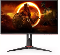 Монитор AOC 27G2SPU Black-Red с поворотом экрана (IPS, 1920x1080, 165Hz, 1 ms, 178°/178°, 250 cd/m, 80M:1, +2xHDMI 1.4, +DisplayPort 1.2, +4xUSB 3.1, +MM)
