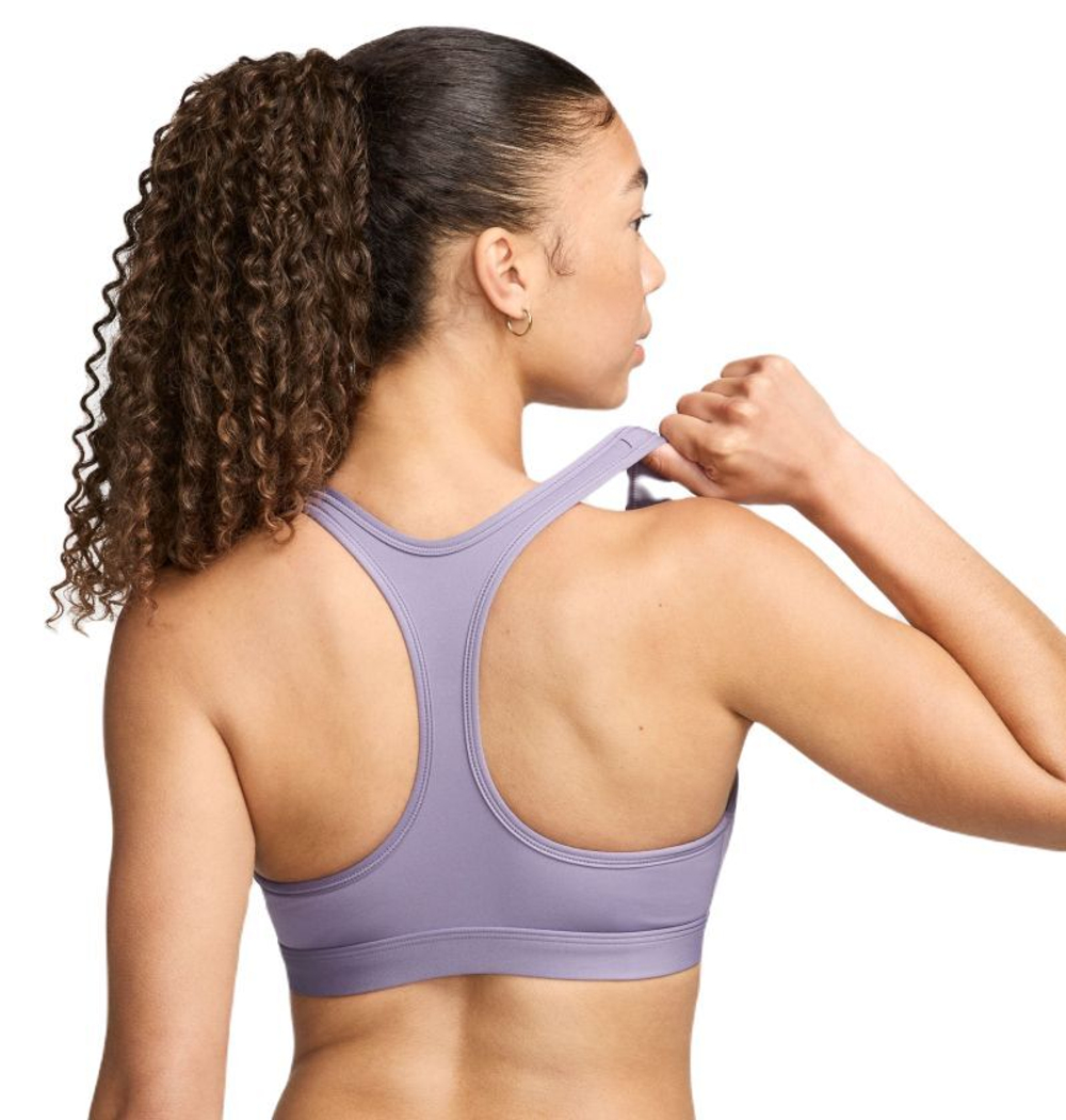 Теннисный бюстгальтер Nike Swoosh Light Support Non-Padded Sports Bra - Purple