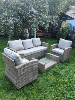 Комплект мебели из искусственного ротанга Сантьяго Terrace Set Greige