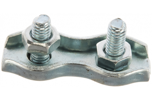 ЗАЖИМ ТРОСА СТРОЙБАТ DUPLEX 2ММ 2ШТ