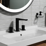 Смеситель для раковины WasserKRAFT Nuthe 9135 черный матовый