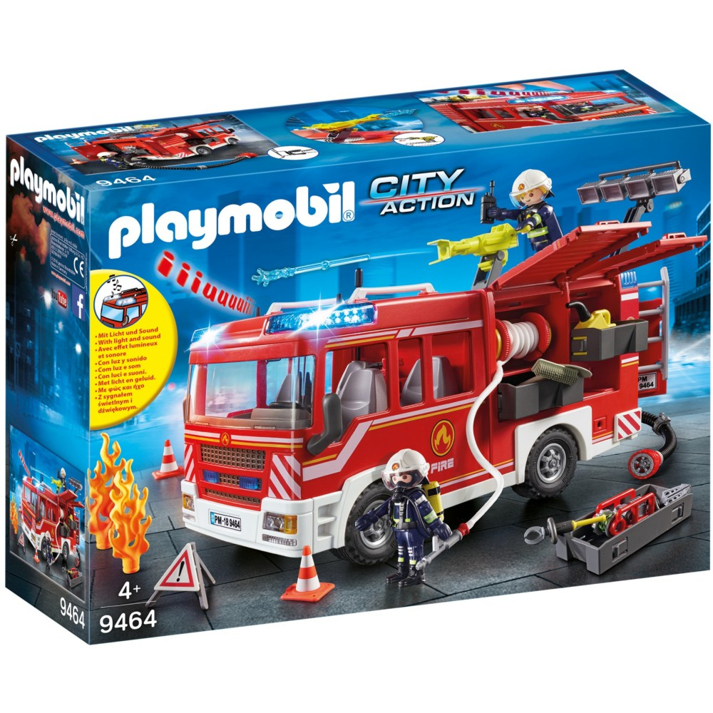 Игровой набор Playmobil 9464 Спасательный автомобиль пожарной службы 9464 — фото 1