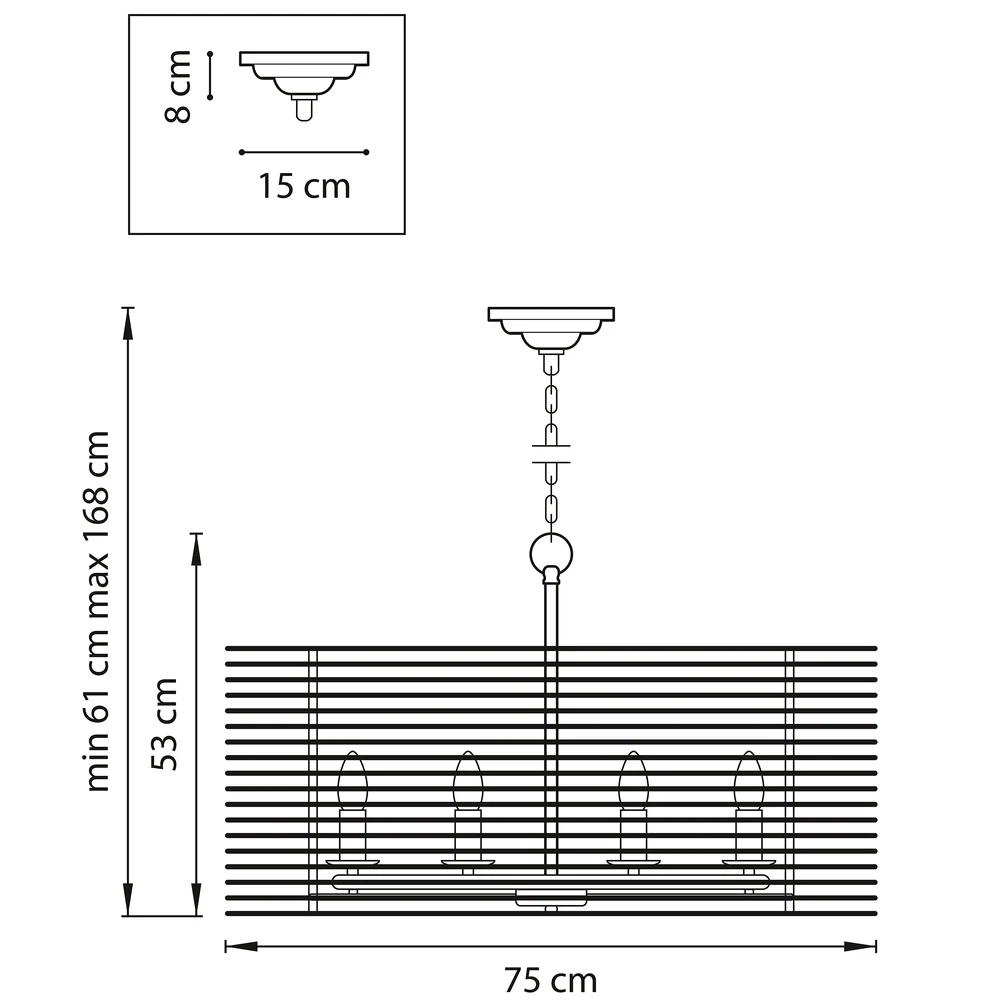 Подвесная люстра Lightstar ZETA 728083