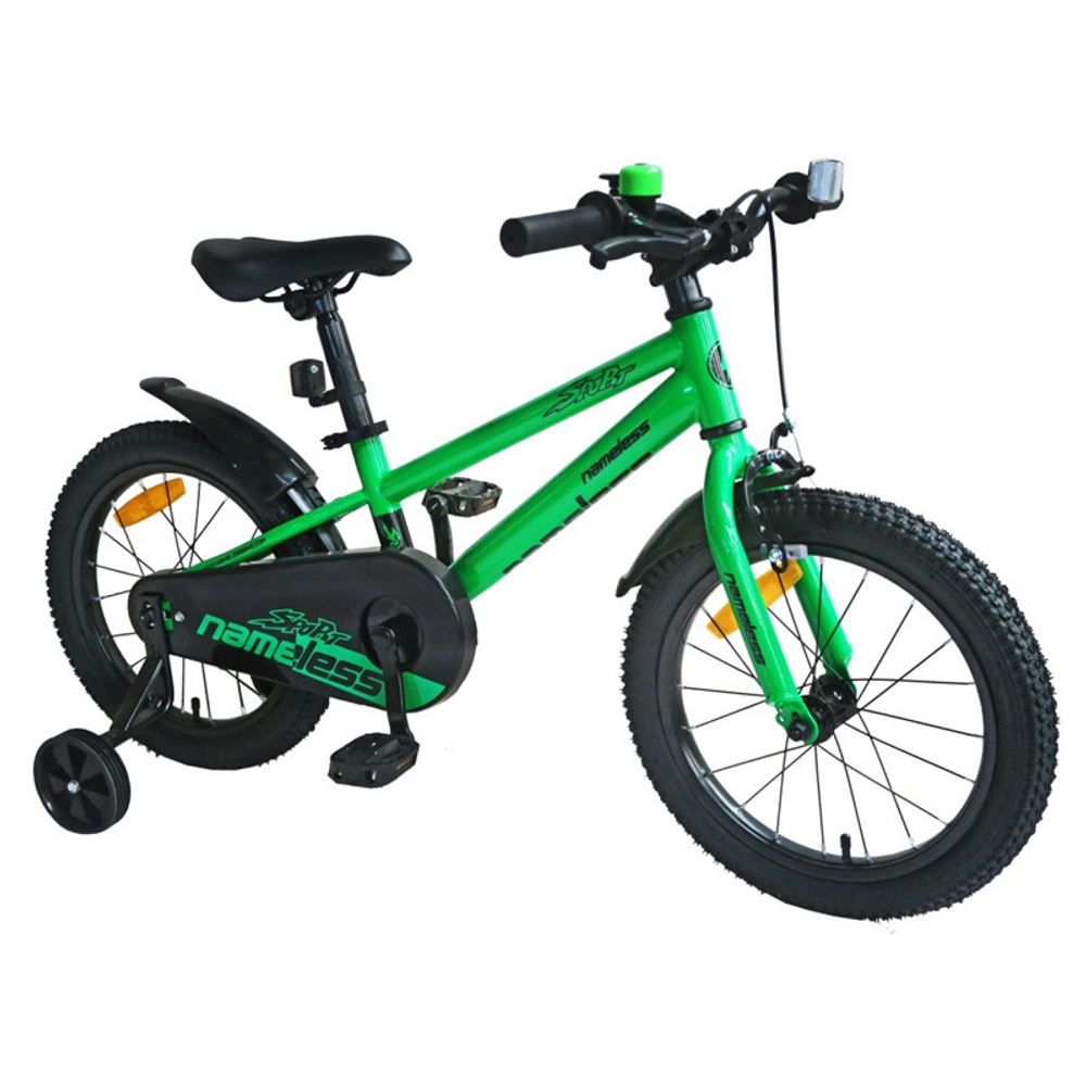 Велосипед Nameless Sport 20" 1s, зеленый/чёрный