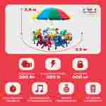 Электрическая Аттракцион карусель «Лошадки», 3,5×3,5×2,8 м