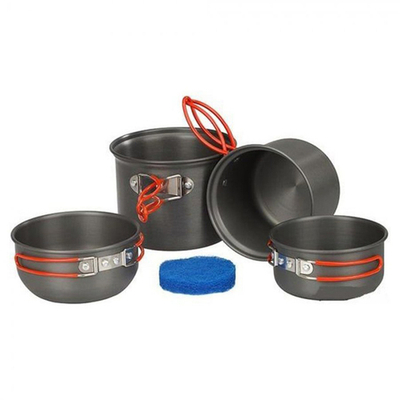 Набор посуды Tramp TRC-075 (анодированный алюминий)