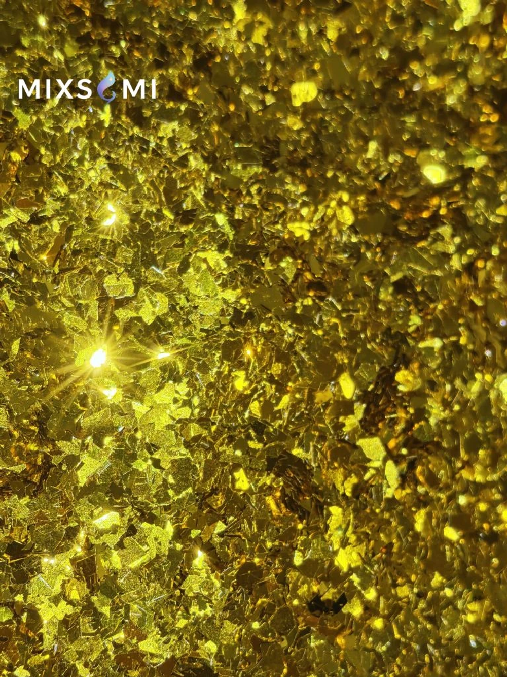 Хлопья - слюда 88903 Императорское золото (жёлтое) - для литья изделий и творчества