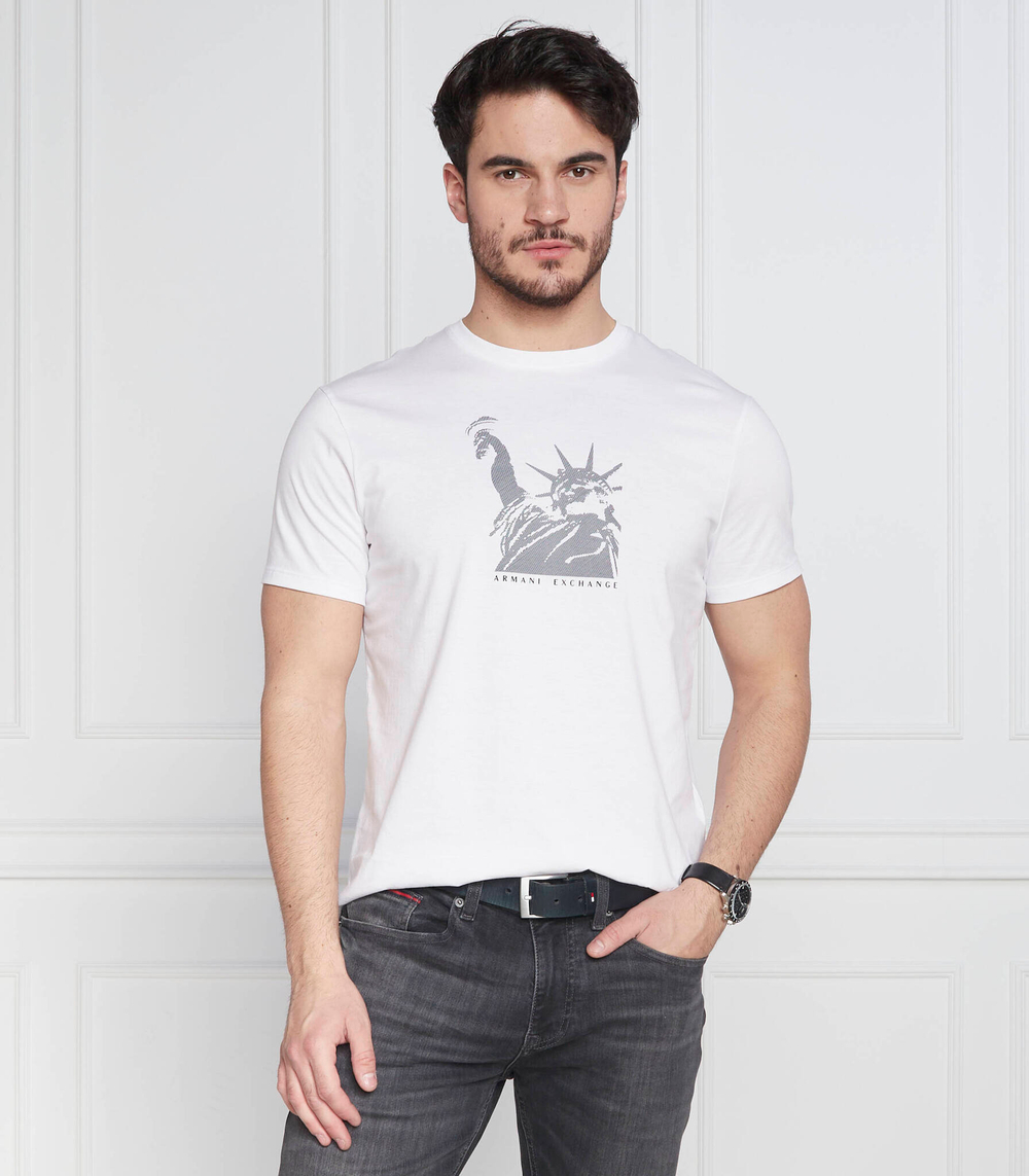 футболка Armani Exchange - белый(3RZTAC ZJA5Z)