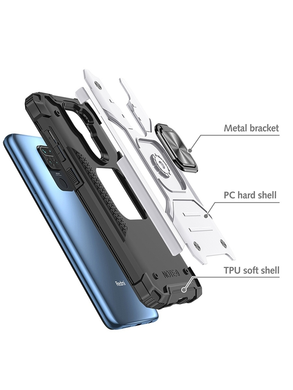 Противоударный чехол Legion Case для Xiaomi Redmi Note 9