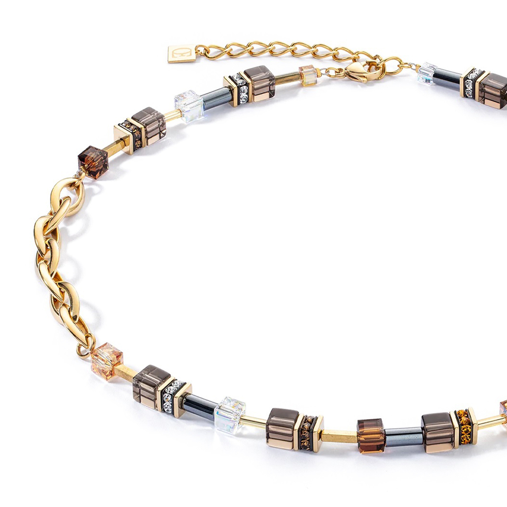 Колье Coeur de Lion Brown-Gold 4524/10-1116