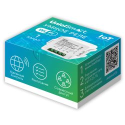 UCH-A301 1C-WF WHITE Умное реле Wi-Fi. 1 канал. 100-240В. 16А. 3500Вт. 300Вт для светодиодов. Встраиваемое. Голосовое управление+приложение UnielSmart. TM Uniel