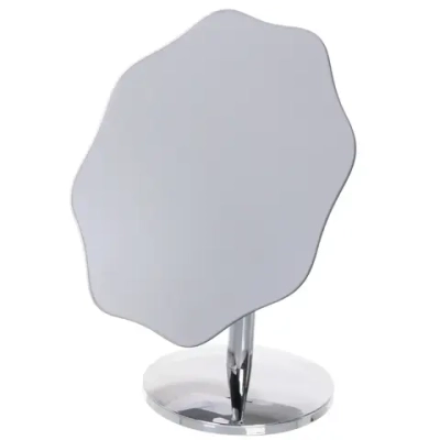 Зеркало настольное «ФОРТУНА БРИ», фигурное, цвет металл, 21*17,5см (коробка)