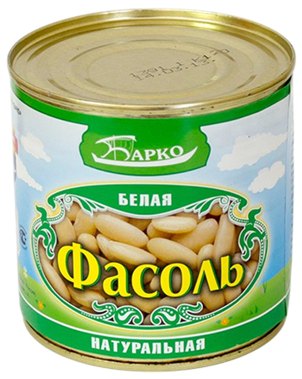 фасоль БАРКО (белая) 400гр ж/б (1х12)