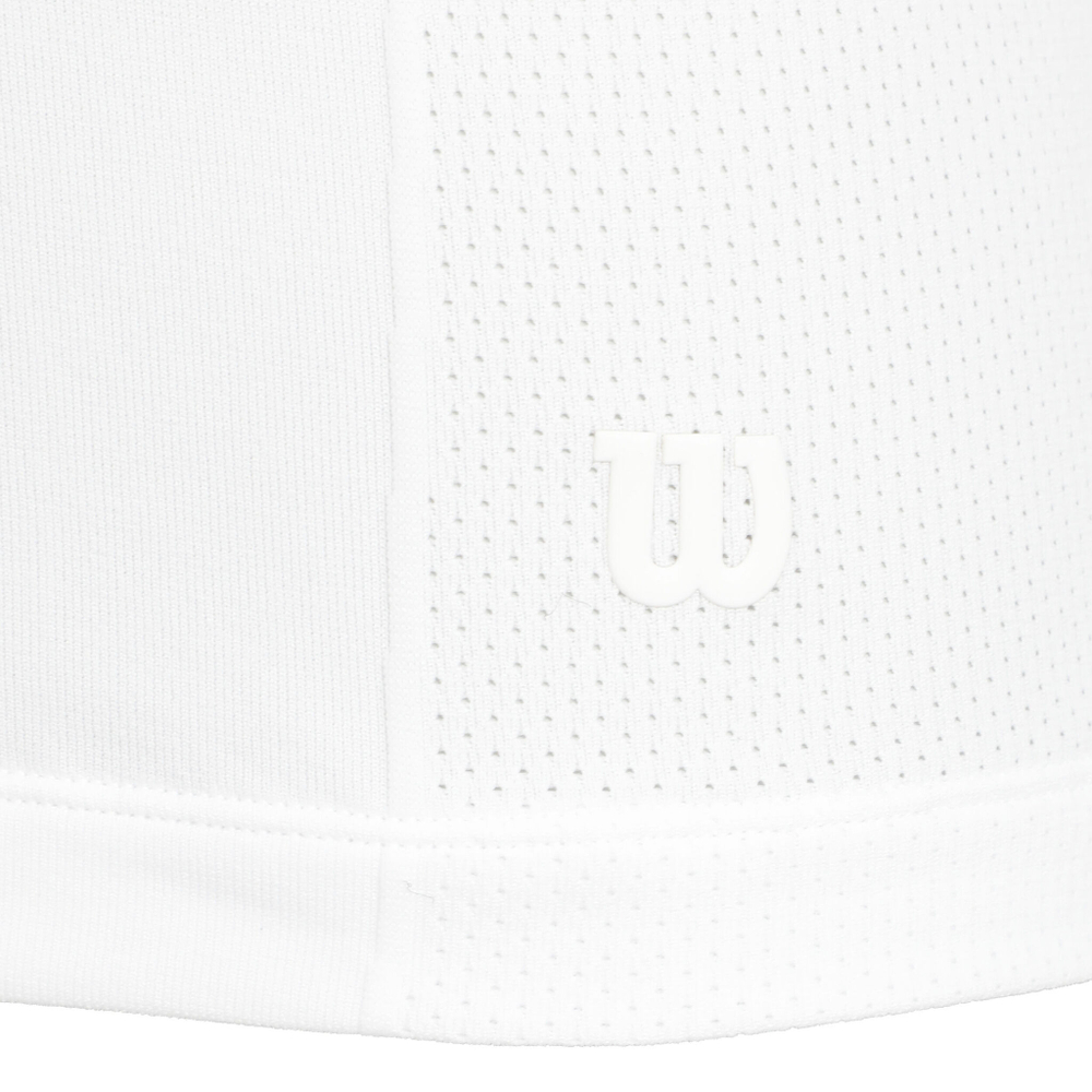 Мужское теннисное поло Wilson Players Seamless Crew 2.0 T-Shirt Men - White