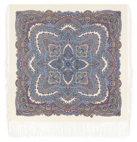 Павловопосадский платок Песенка весеннего дождя 1926-1