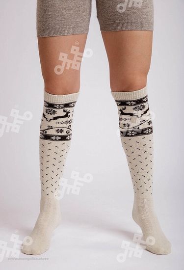 Гольфы из 100% монгольской шерсти