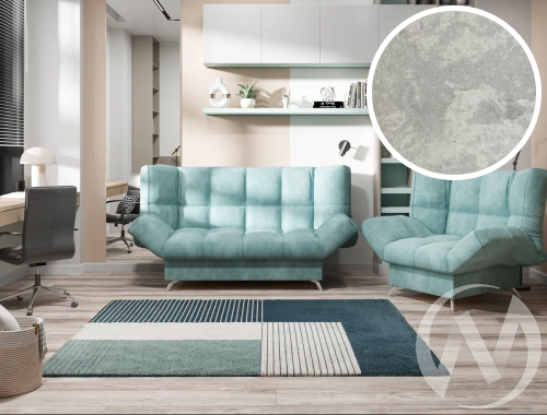 Диван прямой Клик-Кляк 8 ДК (Siesta Brilliant; 6 категория)