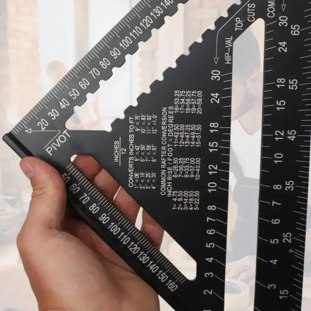 Линейка угольник Свенсона 300 мм, алюминий