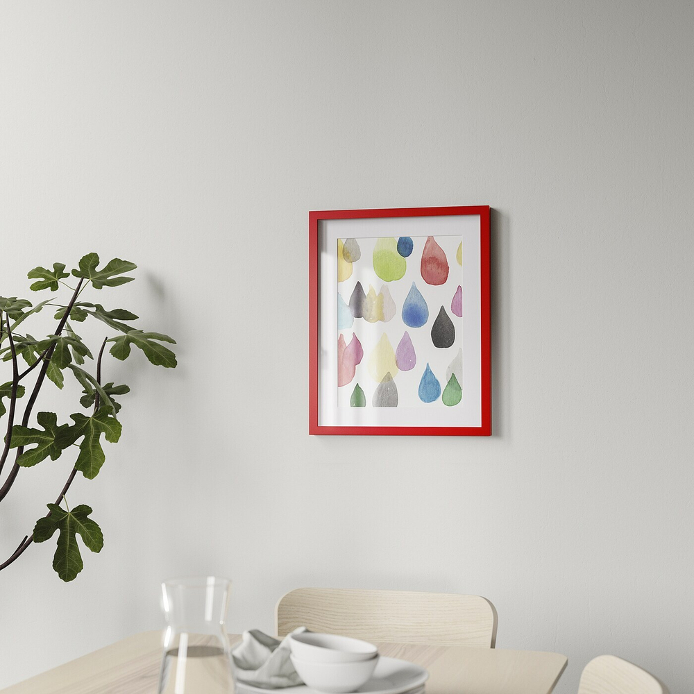 IKEA RÖDALM  (ИКЕА РÖДАЛМ)  -  Рамка, красная, 40x50 см