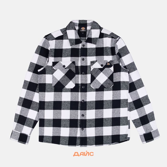 Рубашка мужская Dickies Sacramento Long Sleeve Shirt артикул:WLR23BLK - купить в магазине Дайс