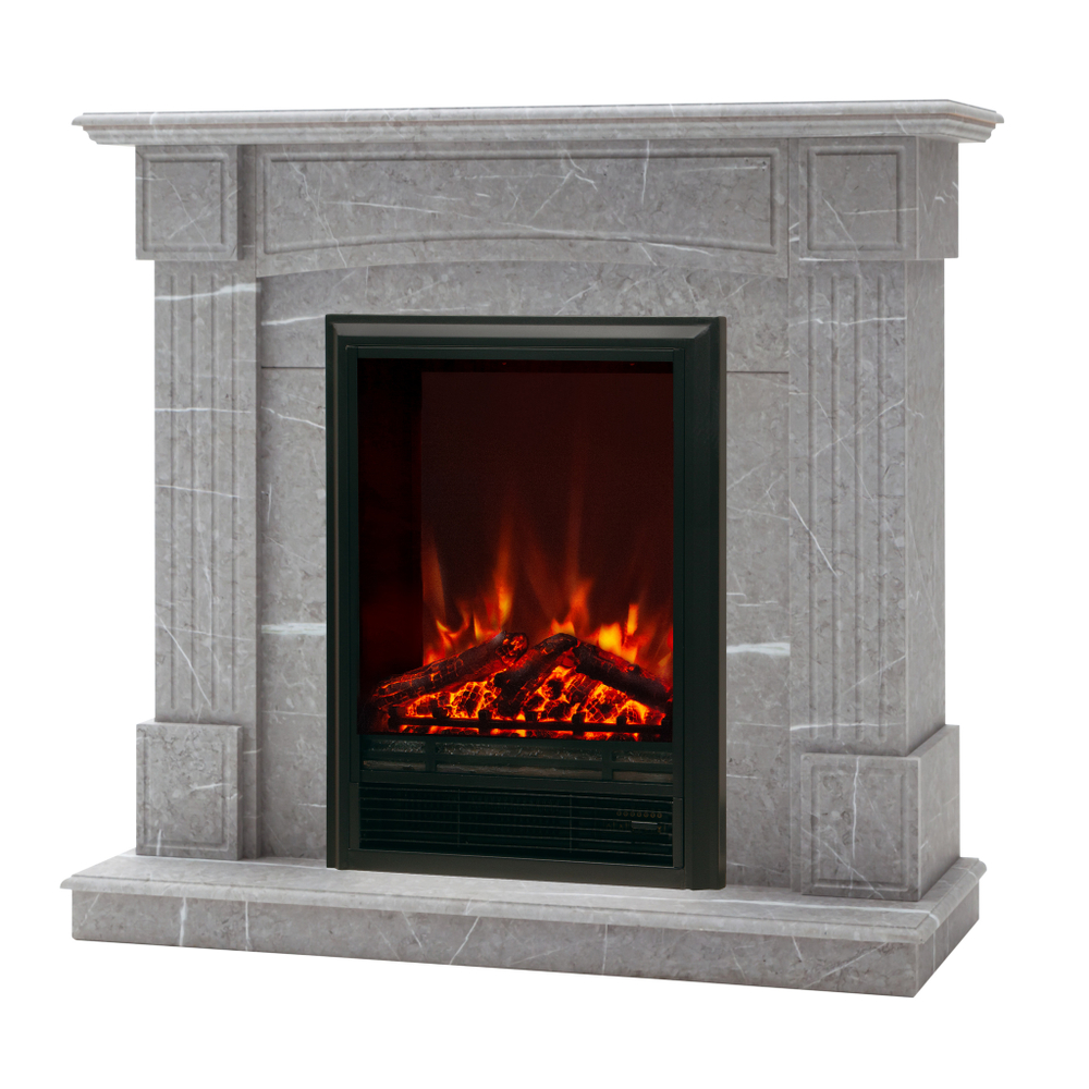 Каминокомплект Real Flame Andrea STD GR с очагом Eugene