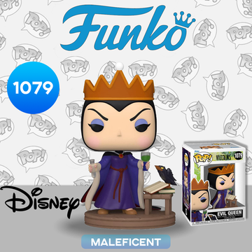 Фигурка Funko POP! Disney Villains Queen Grimhilde (1079) 57353 / Фигурка по мотивам мультфильма "Белоснежка и семь гномов", Злая королева