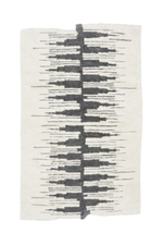 Шерстяной стираемый ковер Lorena Canals Nomad Zagros Natural Grey L (170x 240 см)