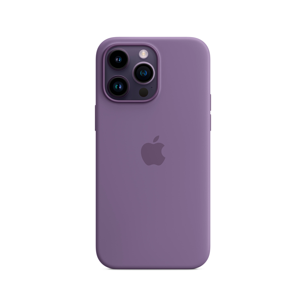Силиконовый чехол с поддержкой MagSafe Apple Silicone Case для iPhone 14 Pro Max, Iris (Фиолетовый ирис)