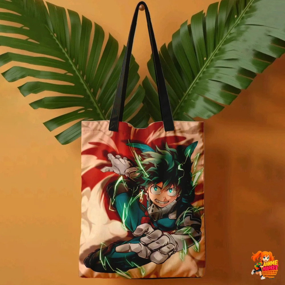 Сумка шоппер с принтом Моя геройская академия