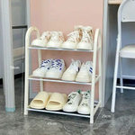 Складная этажерка для обуви (3 полки, размер 45х29х58 см,цвет черный)