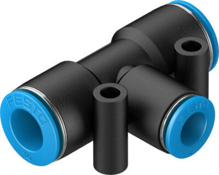 QST-10-8 Тройник с цанговым зажимом