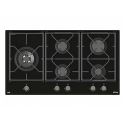 Газовая стеклянная варочная панель Korting HGG 9987 CTN FLC