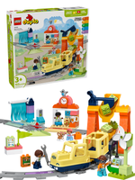LEGO DUPLO 10428 лего Общественный поезд, интерактивный набор для малышей
