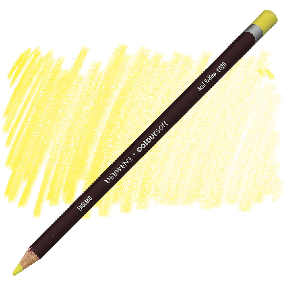 Derwent Coloursoft. C020 Acid Yellow