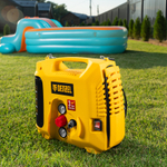 Компрессор воздушный DL1300, 10 бар, 1,3 кВт 180 л/мин 5 л, с набором аксессуаров Denzel