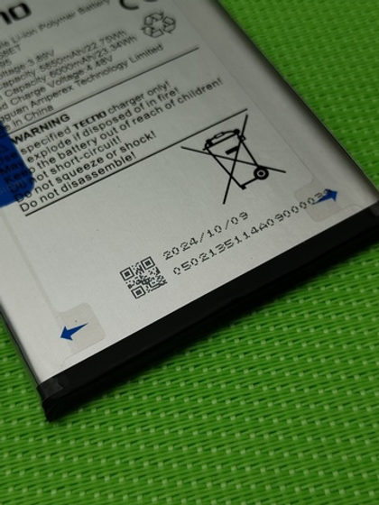 Tecno Pova 5 (LH7n) - Аккумулятор (батарея) (BL-58ET) (АСЦ)