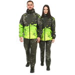 Костюм Aquatic К-24 цвет Camo Black фирменная печать Soft-Shell 10/10 -
