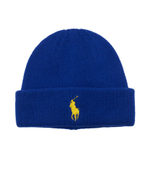 Хлопковая шапка POLO RALPH LAUREN - темно-голубой(455931421)