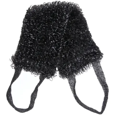 Мочалка для тела полипропиленовая «PREMIER», цвет черный, 42*15см